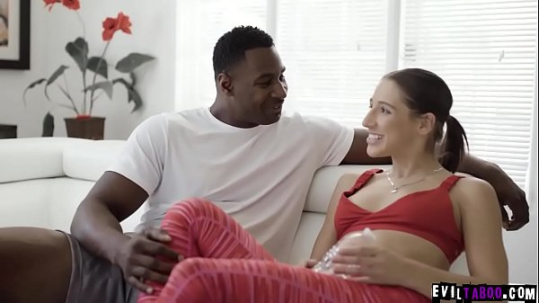 Teen stalker Abella Danger is obsessed with her hot ebony neighbor Jax Slayher. She invited him in her house and seduces him just to fuck her pussy.