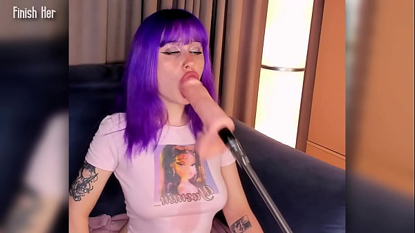 HUGE DICK FUCKS LITTLE MOUTH ALT ANIME GIRL