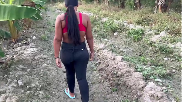 peasant looking for flowers for her garden is fucked in the forest by one of the estate's janitors