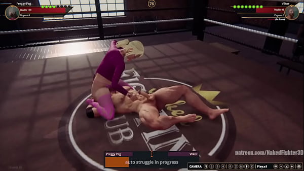 Preggy Peg VS Vilkor (Naked Fighter 3D)